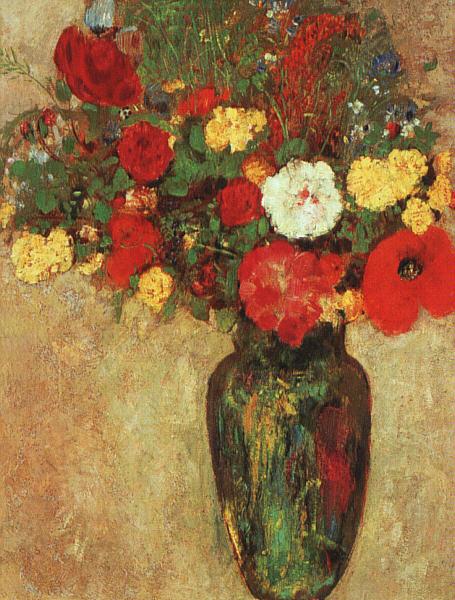 Odilon Redon Vase with Flowers oil painting picture